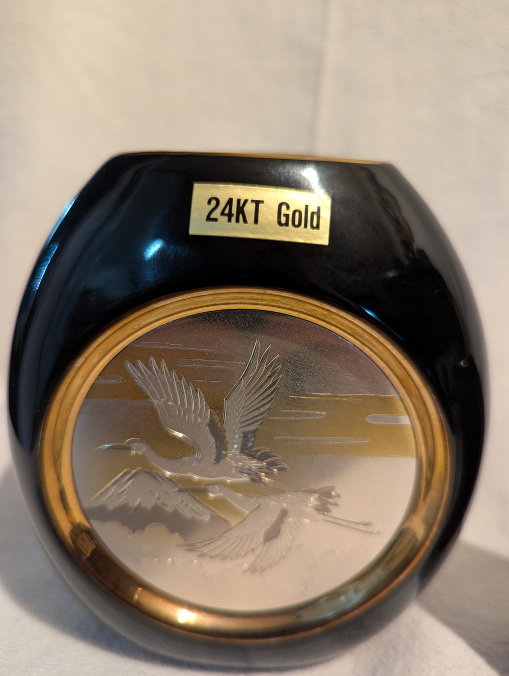 Art of Chokin Japanese Vase set of 2