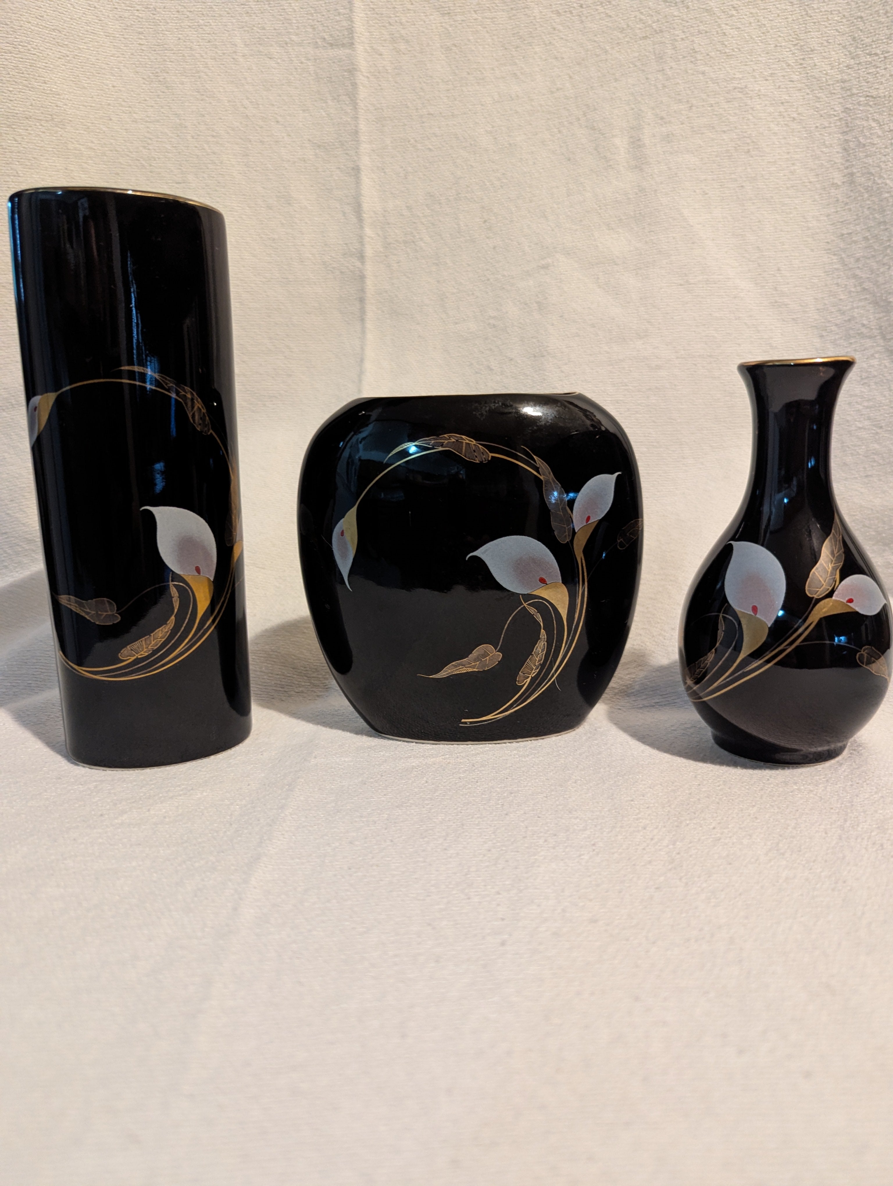Beautiful Vintage Japanese "Otagiri" Mini Vases Set of 3