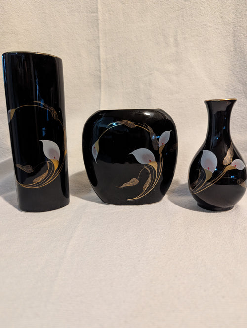 Beautiful Vintage Japanese "Otagiri" Mini Vases Set of 3