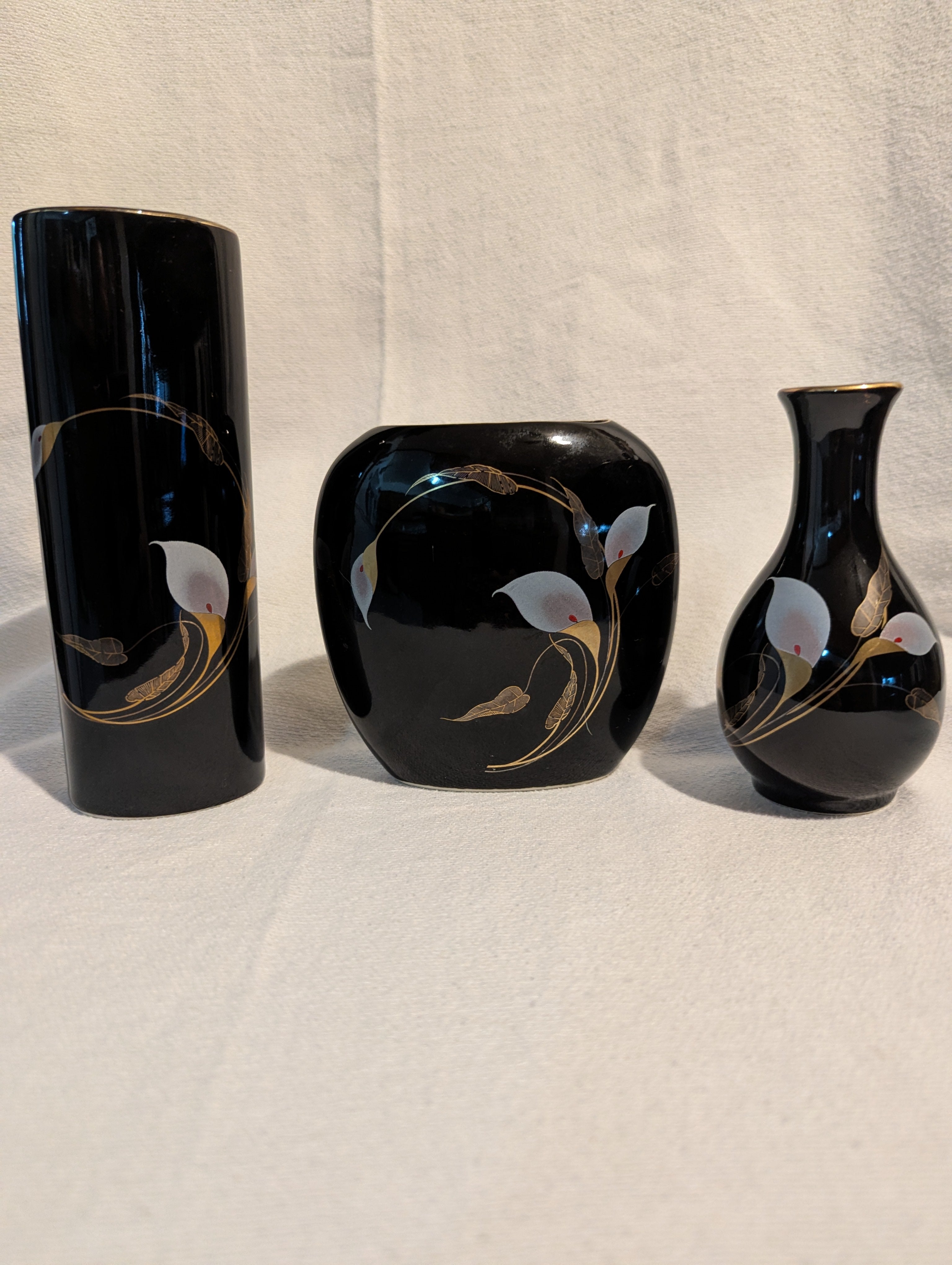 Beautiful Vintage Japanese "Otagiri" Mini Vases Set of 3