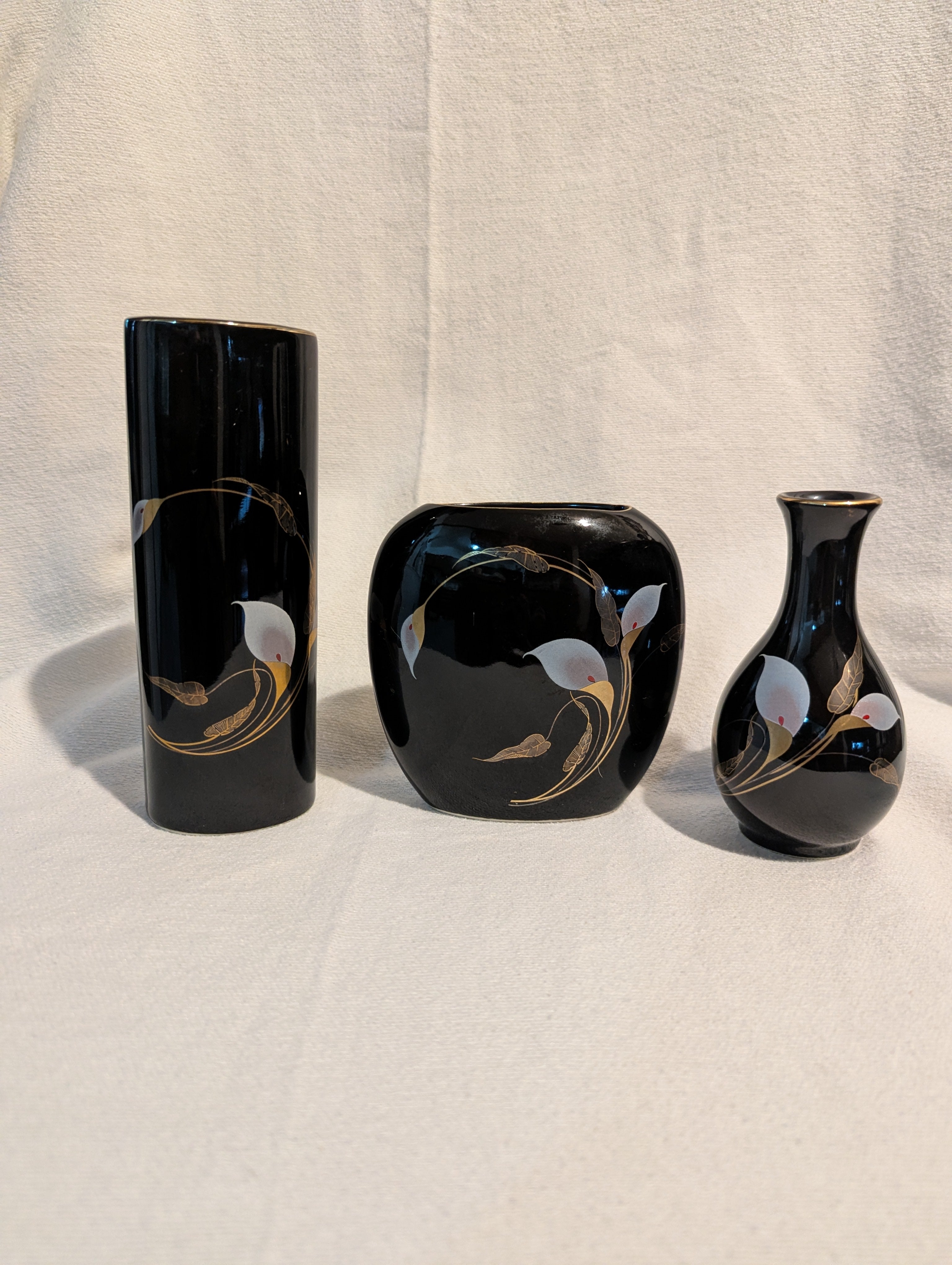 Beautiful Vintage Japanese "Otagiri" Mini Vases Set of 3