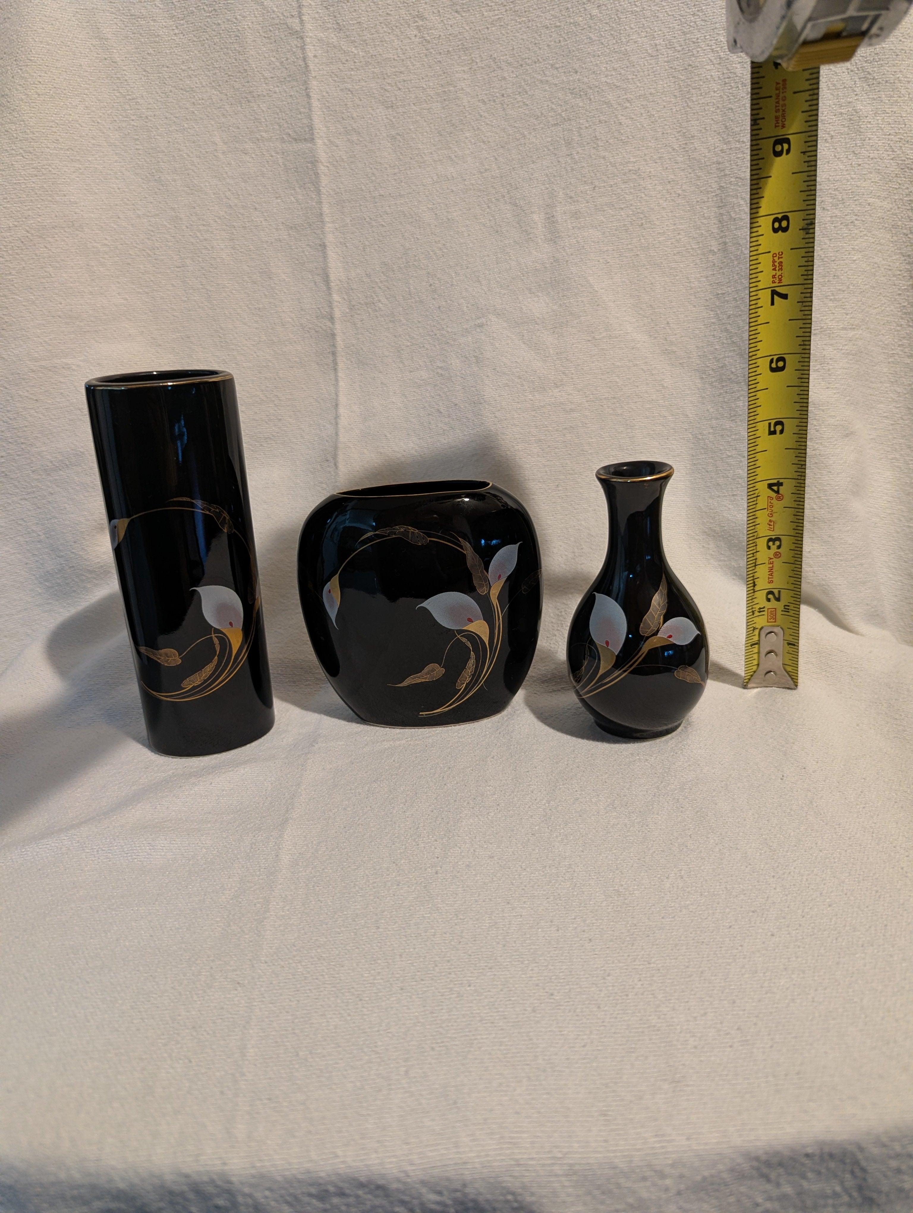Beautiful Vintage Japanese "Otagiri" Mini Vases Set of 3