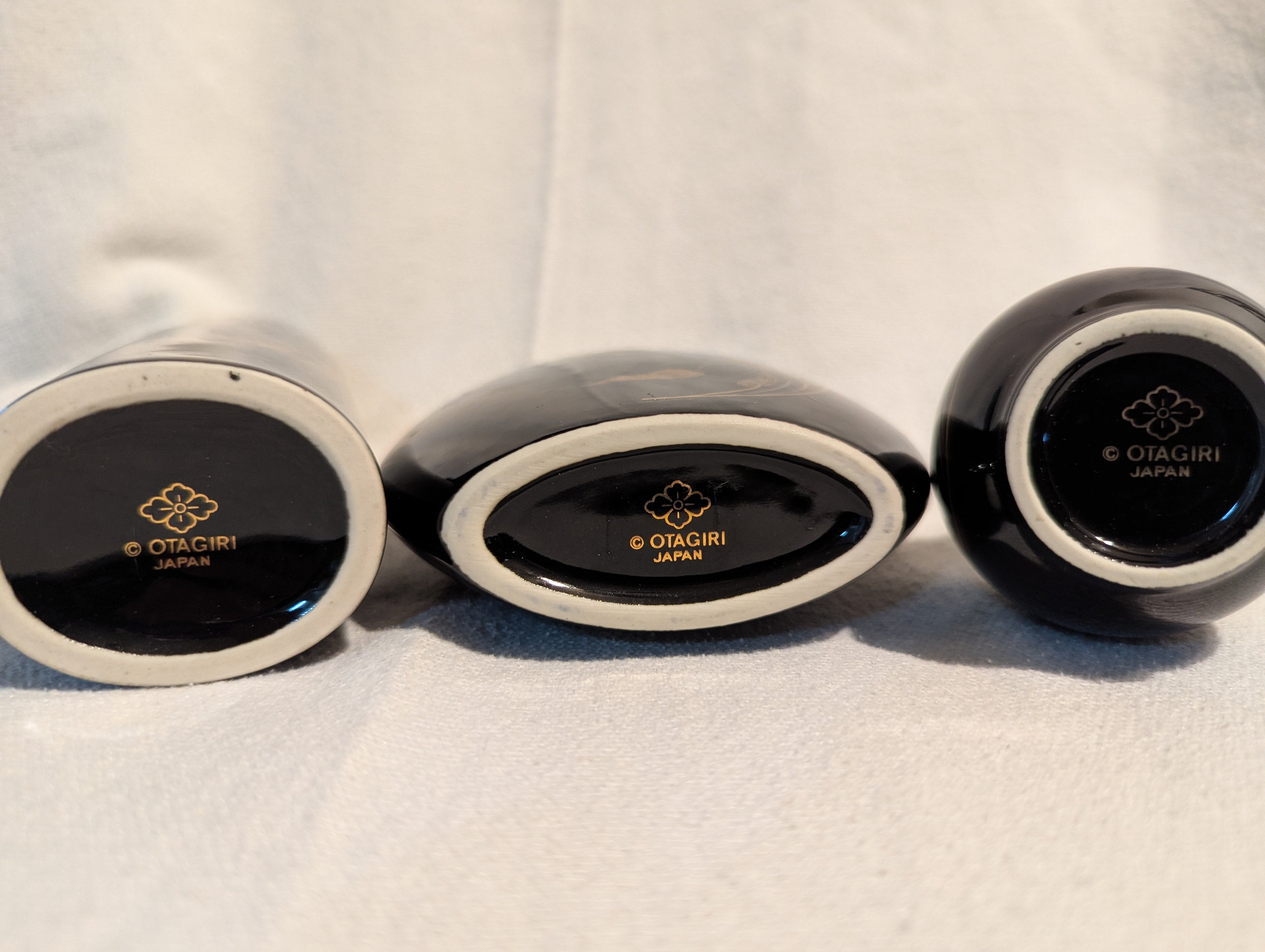Beautiful Vintage Japanese "Otagiri" Mini Vases Set of 3