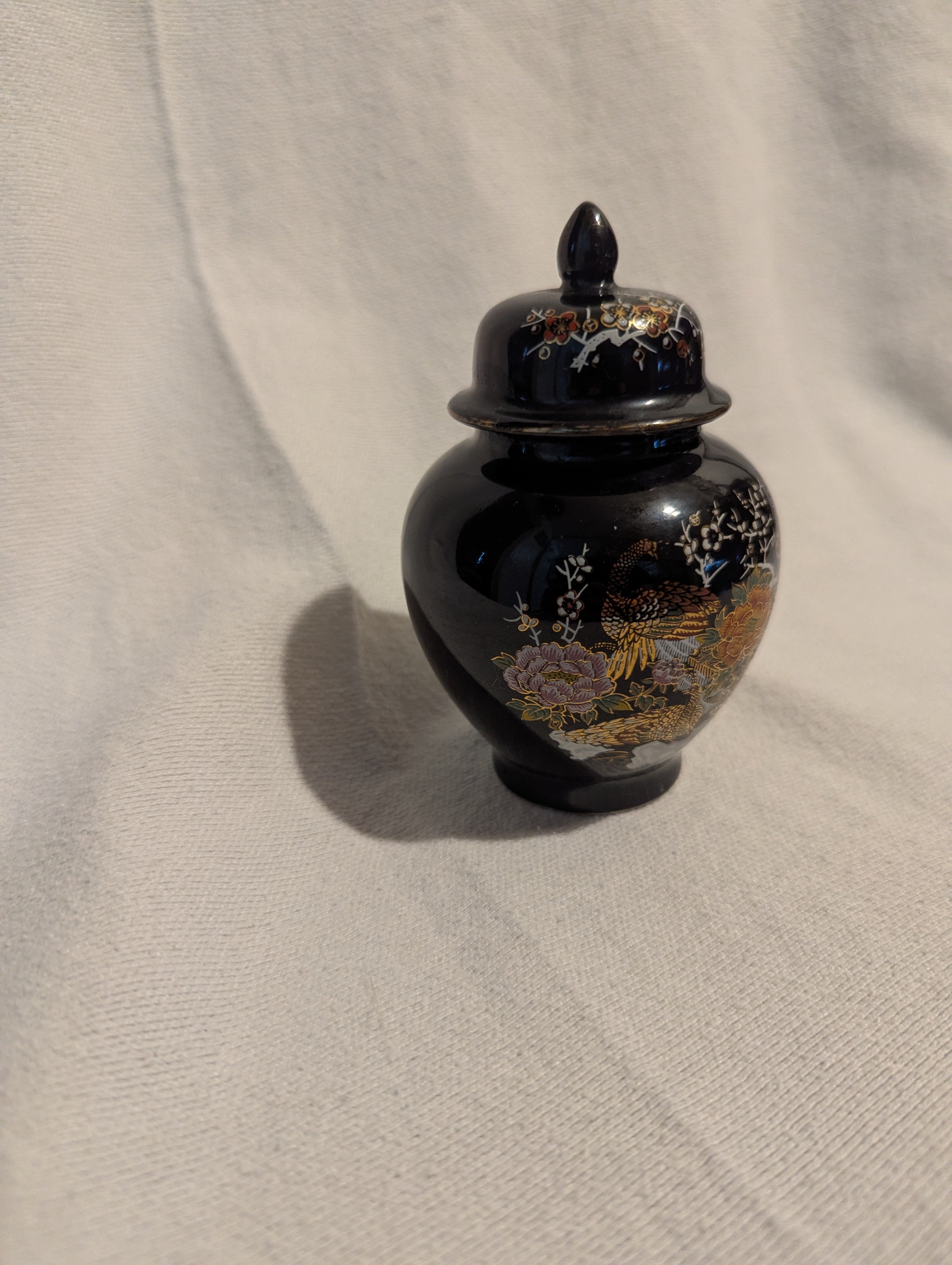Vintage Japanese Ginger Jar 4.5 inches