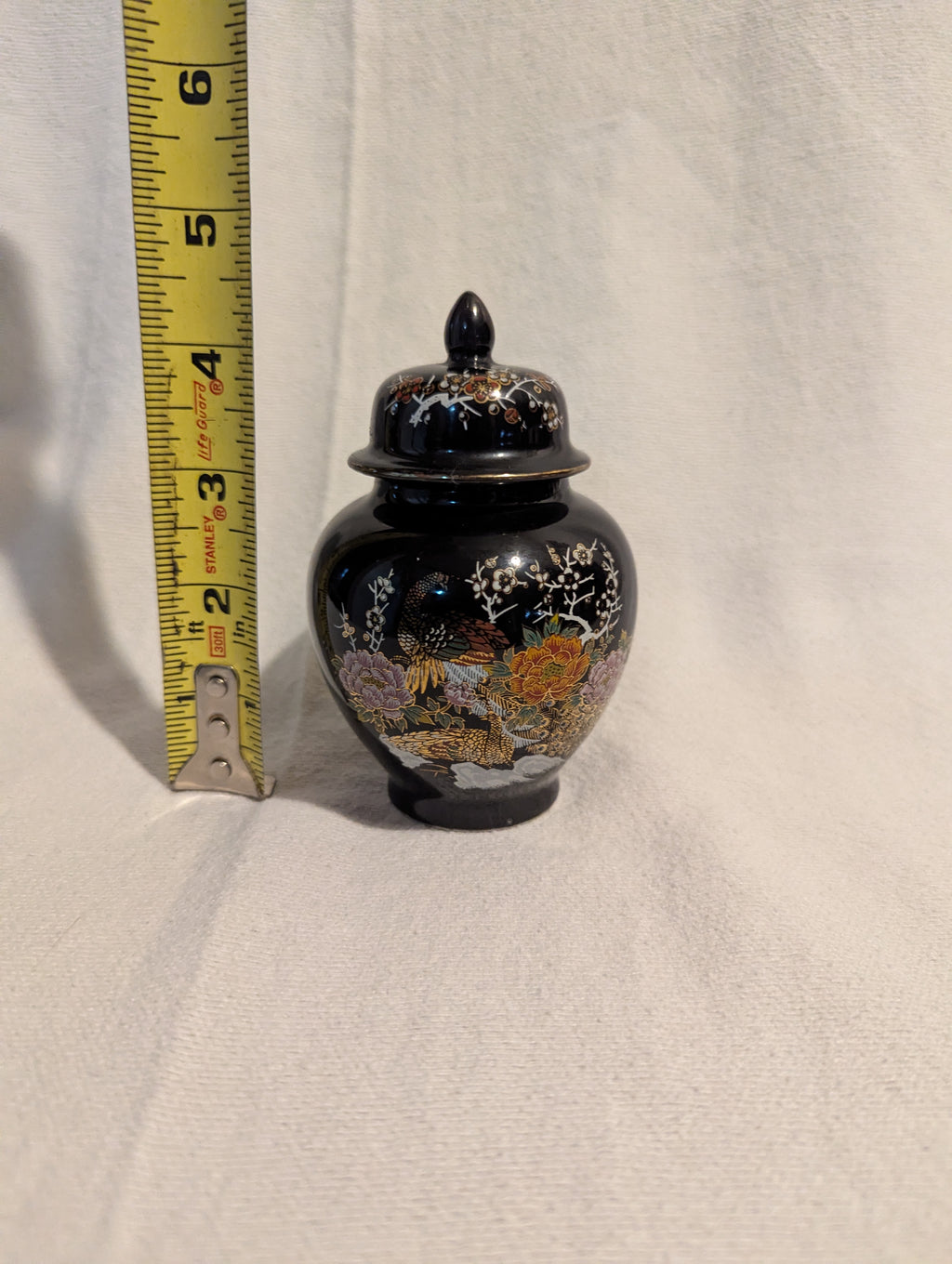 Vintage Japanese Ginger Jar 4.5 inches