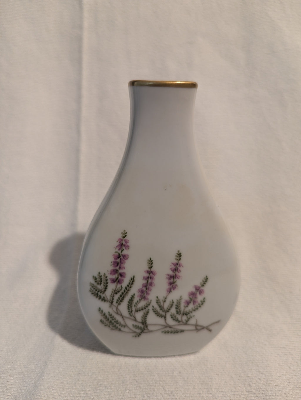 Vintage Hackefors Porcelain Vase from Sweden