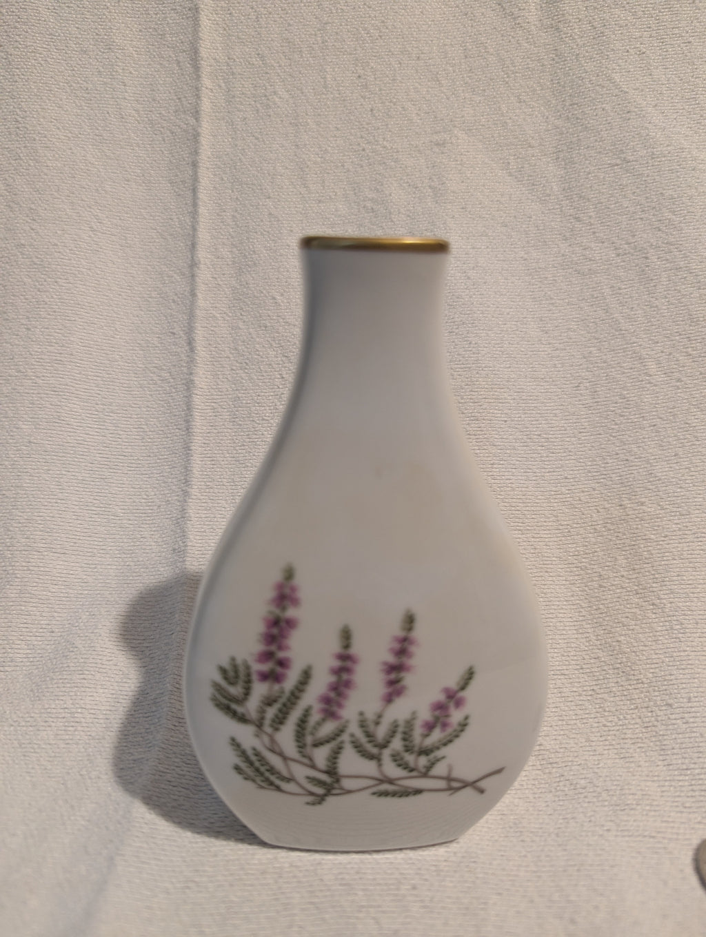 Vintage Hackefors Porcelain Vase from Sweden